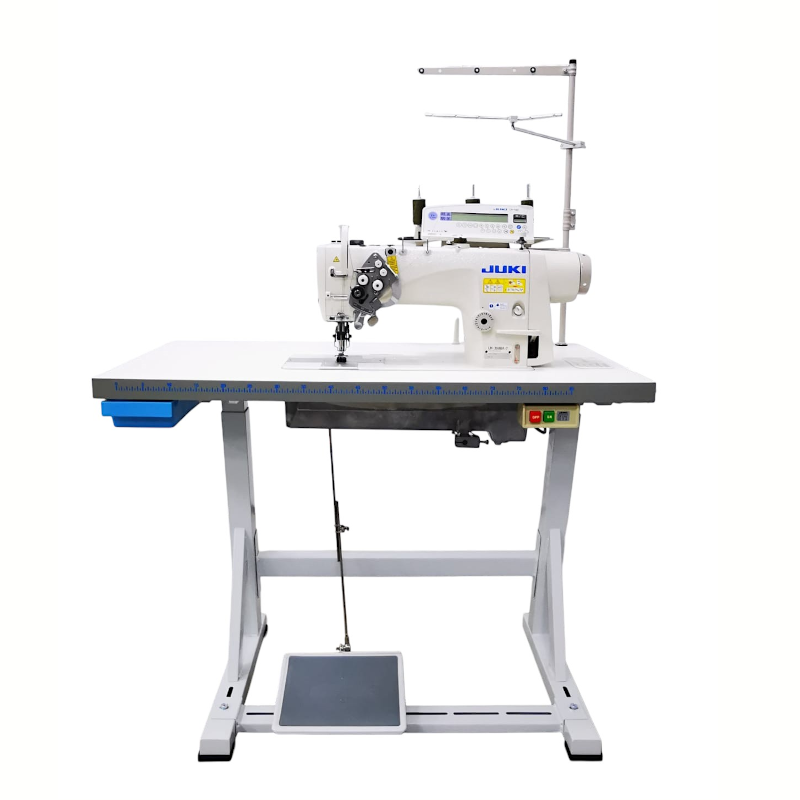 JUKI LH3588AGF-7 Stebnówka 2-igłowa z automatyką i wyłączanymi igłami, duże chwytacze - Zdjęcie 1