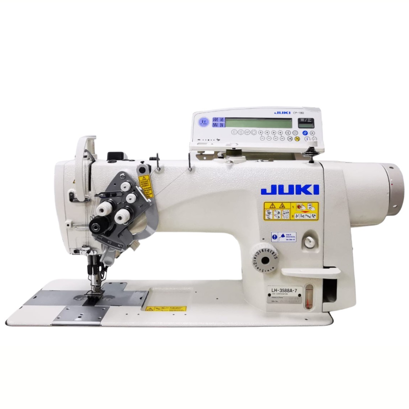 JUKI LH3588AGF-7 Stebnówka 2-igłowa z automatyką i wyłączanymi igłami, duże chwytacze - Zdjęcie 2