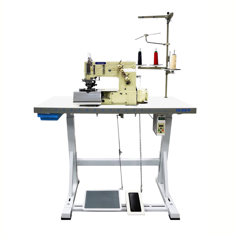 OLISEW OLD-2000CP Maszyna specjalistyczna szlufkarka dwiugłowa z pullerem, servo Direct Drive - Zdjęcie 1