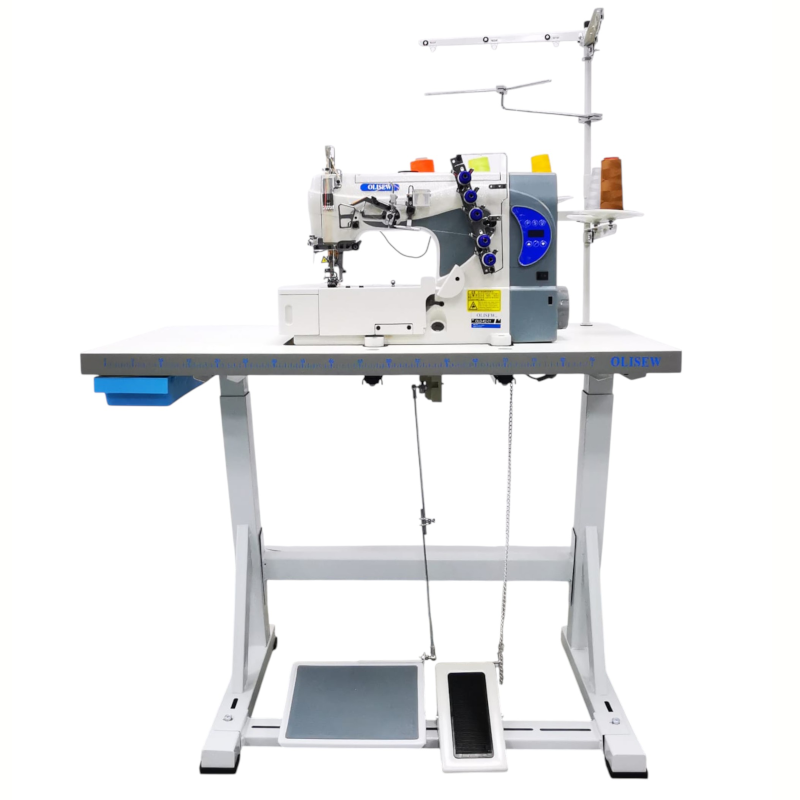 OLISEW OLD-K2-01 Renderka płaska trzyigłowa, servo Direct Drive  - Renderki, maszyny drabinkowe - Producent Maszyn Do Szycia - Zdjęcie nr  2