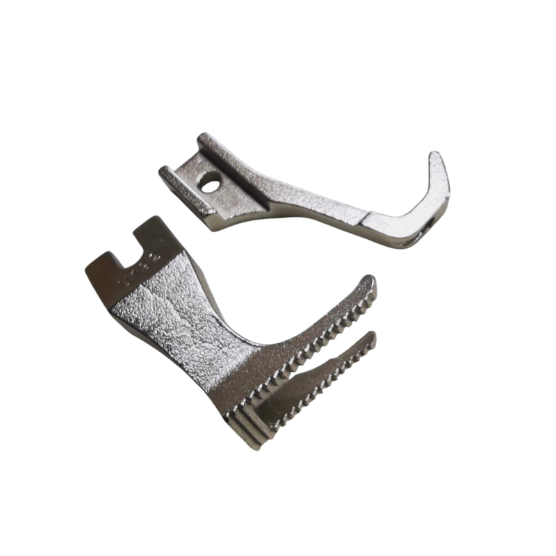 Komplet stopek wąskich z ząbkami do stębnówek z podwójnym transportem dolno-ząbkowym, krocząca stopka - Zdjęcie 2