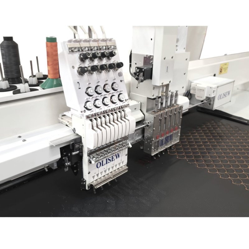 OLISEW OLD-13080XZ Automat szwalniczy o polu pracy 1300x800mm do perforacji oraz odszywania zaprogramowanego wzoru - Zdjęcie 4