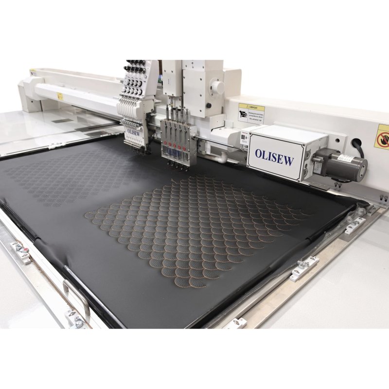 OLISEW OLD-13080XZ Automat szwalniczy o polu pracy 1300x800mm do perforacji oraz odszywania zaprogramowanego wzoru - Zdjęcie 3