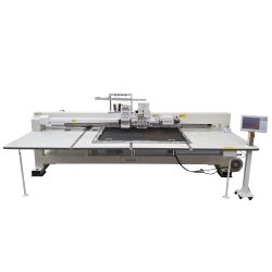 OLISEW OLD-10060XZ Automatic sewing machine with a working area of ​​1000x600mm for perforating and sewing a programmed pattern with a 360° rotatable head (1)