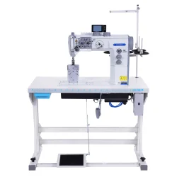 OLISEW OLD-868-221126 Double needle post bed machine with automatic functions, triple transport and servo Direct Drive