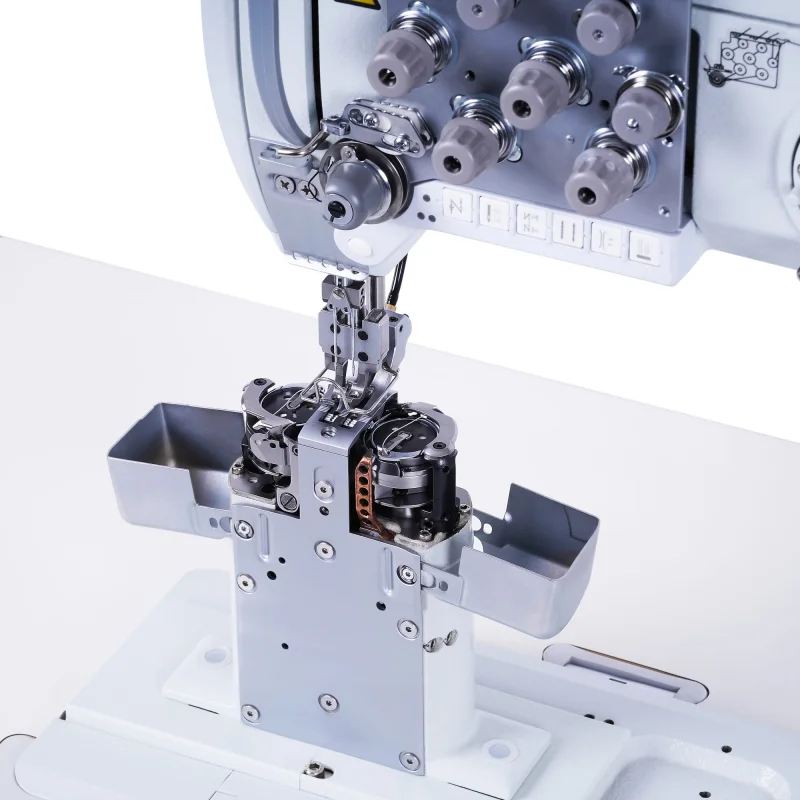 OLISEW OLD-868-221126 Dwuigłówka słupowa z funkcjami automatycznymi, potrójny transport, servo Direct Drive   - Słupowe - Producent Maszyn Do Szycia - Zdjęcie nr  6