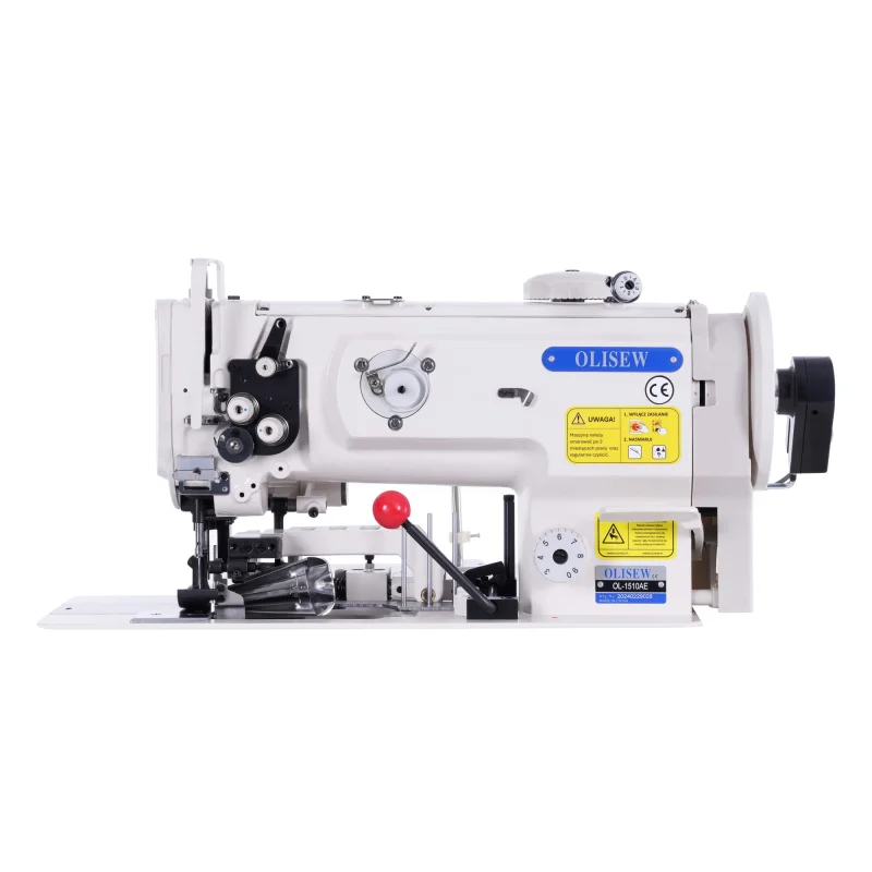 OLISEW OL-1510AE Lamowacz z odkrawaczem, potrójny transport - Lamowacze - Producent Maszyn Do Szycia - Zdjęcie nr  2