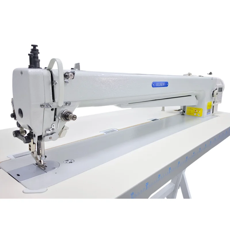 OLISEW OLD-2380H-L850 Stębnówka jednoigłowa długoramienna z funkcjami automatycznymi, transport ząbkowo-stopkowy, servo Direct drive - zdjęcie 4