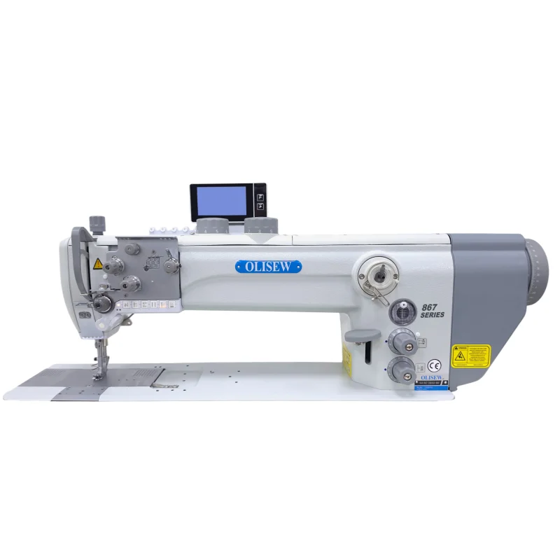 OLISEW OLD-867-190342-460 Stębnówka z funkcjami automatycznymi, potrójny transport, servo Direct Drive  - Zdjęcie 2