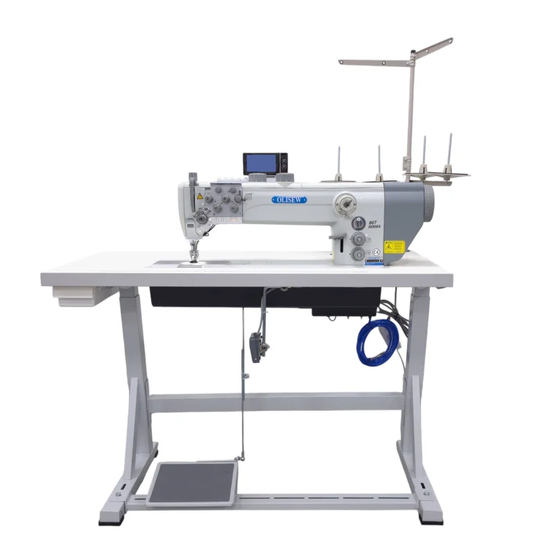 OLISEW OLD-867-290342-460 Dwuigłówka długoramienna z funkcjami automatycznymi, potrójny transport, servo Direct Drive - zdjęcie 1