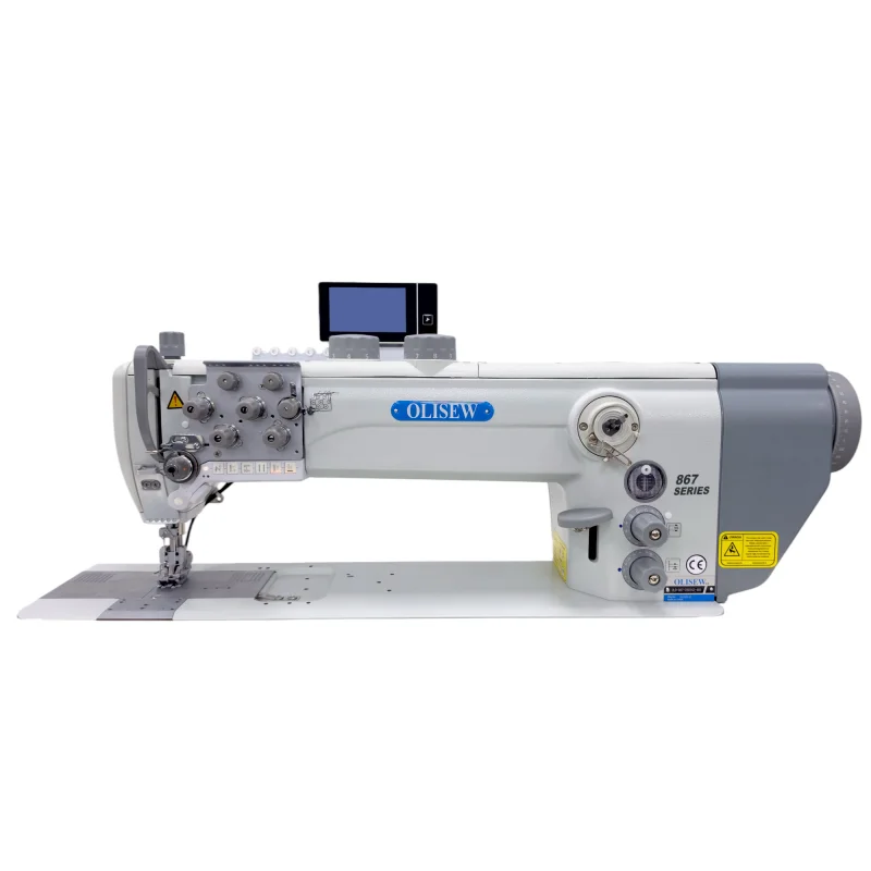 OLISEW OLD-867-290342-460 Dwuigłówka długoramienna z funkcjami automatycznymi, potrójny transport, servo Direct Drive - zdjęcie 2