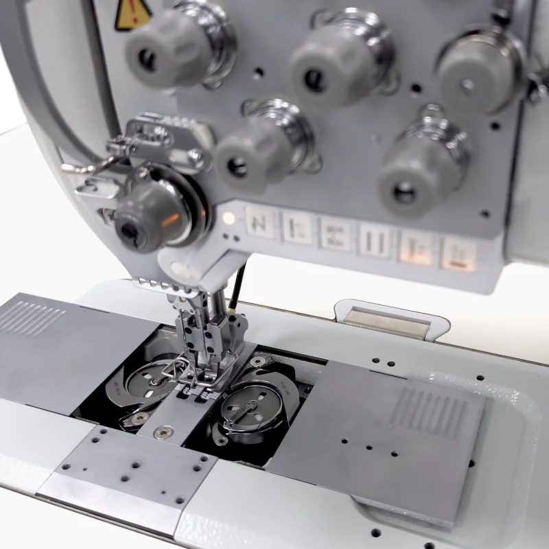 OLISEW OLD-867-290342-460 Dwuigłówka długoramienna z funkcjami automatycznymi, potrójny transport, servo Direct Drive - zdjęcie 5