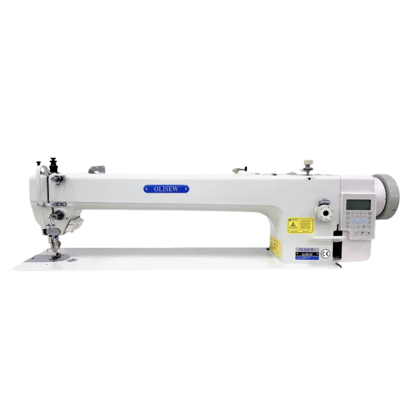 OLISEW OLD-2380H-L560 Stębnówka jednoigłowa długoramienna z funkcjami automatycznymi, transport ząbkowo-stopkowy, servo Direct drive - Zdjęcie 2
