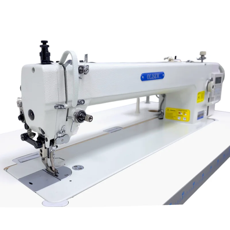 OLISEW OLD-2380H-L560 Stębnówka jednoigłowa długoramienna z funkcjami automatycznymi, transport ząbkowo-stopkowy, servo Direct drive - Zdjęcie 3