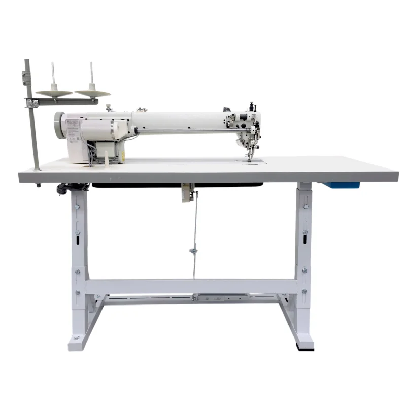 OLISEW OLD-2380H-L560 Stębnówka jednoigłowa długoramienna z funkcjami automatycznymi, transport ząbkowo-stopkowy, servo Direct drive - Zdjęcie 7