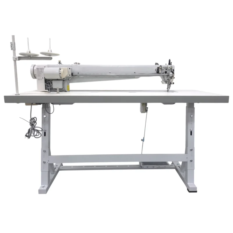 OLISEW OLD-2380H-L850 Stębnówka jednoigłowa długoramienna z funkcjami automatycznymi, transport ząbkowo-stopkowy, servo Direct drive - zdjęcie 5