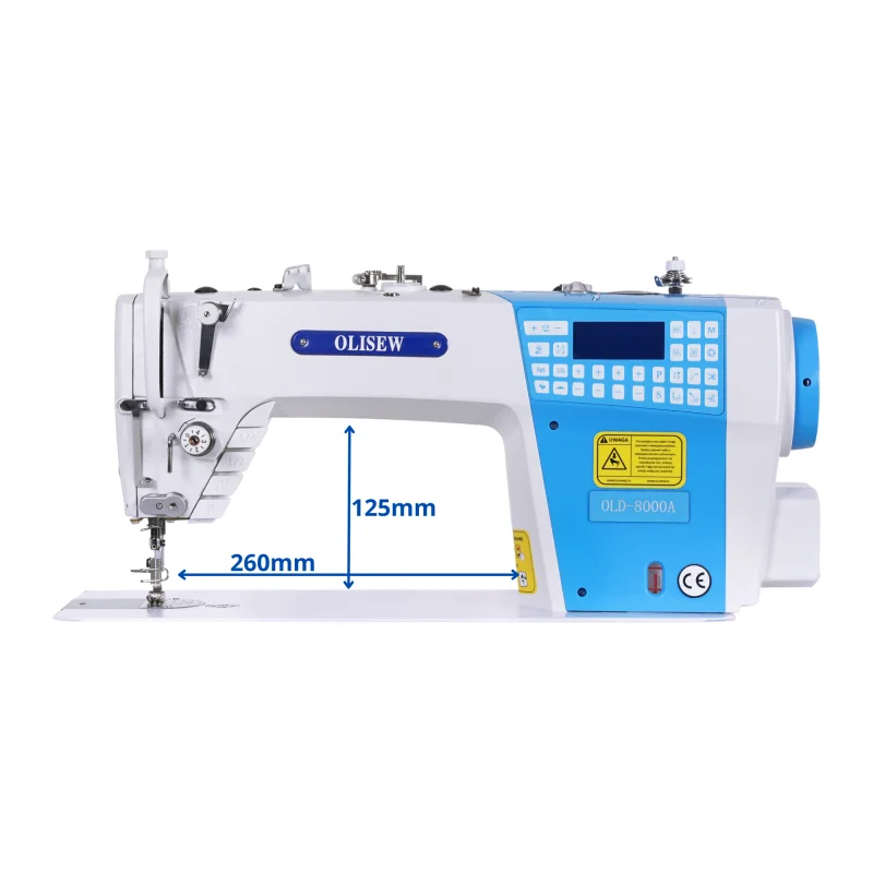 OLISEW OLD-8000A Stebnówka z funkcjami automatycznymi, servo Direct Drive (dł. ściegu do 5mm) - Zdjęcie 1