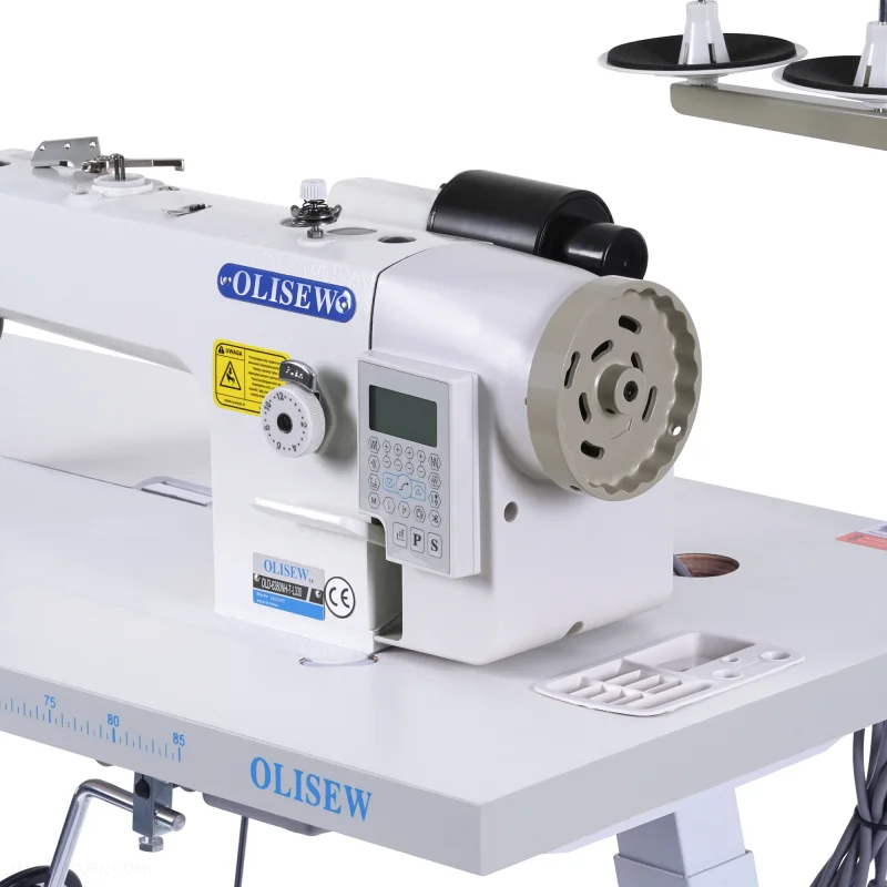 OLISEW OLD-6380NH-7-L330 Stębnówka jednoigłowa długoramienna z funkcjami automatycznymi, transport ząbkowo-stopkowym, servo Direct Drive  - Stebnówki z transportem ząbkowo-stopkowym (krocząca stopka) - Producent Maszyn Do Szycia - Zdjęcie nr  8
