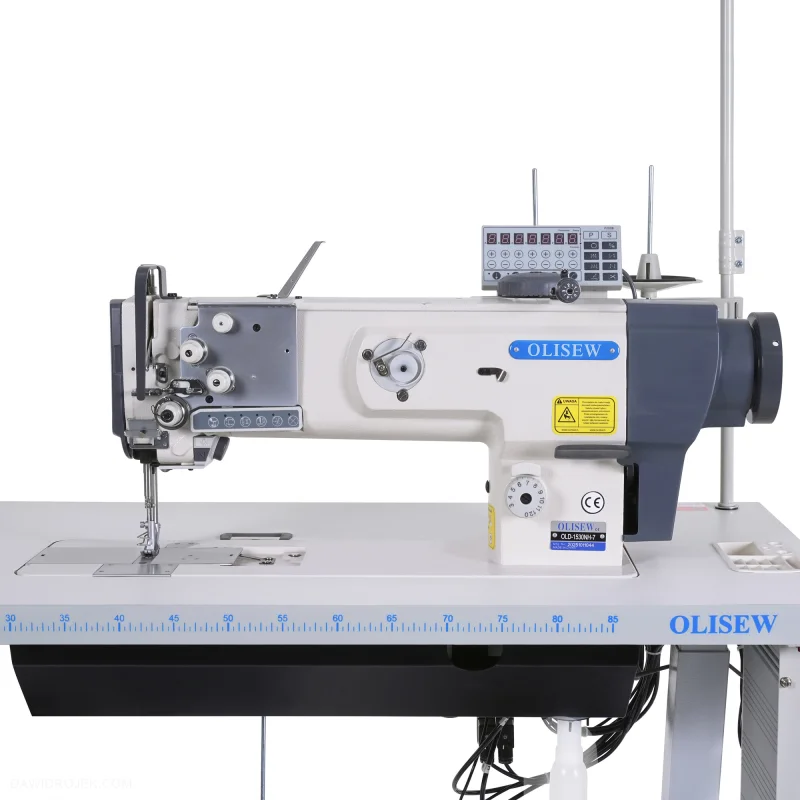 OLISEW OLD-1530NH-7 Stębnówka z funkcjami automatycznymi, potrójny transport, servo Direct Drive - Stebnówki - Producent Maszyn Do Szycia - Zdjęcie nr  5