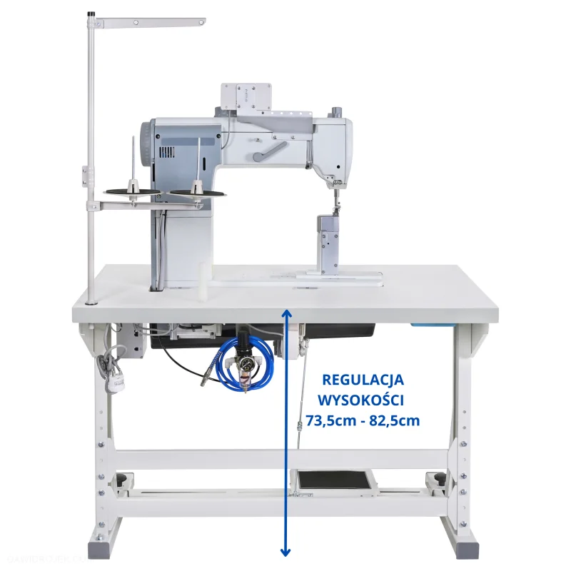 OLISEW OLD-868-121126 Stębnówka słupowa z funkcjami automatycznymi, potrójny transport, servo Direct Drive  - Słupowe - Producent Maszyn Do Szycia - Zdjęcie nr  2