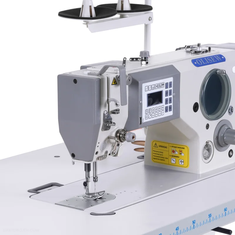 OLISEW OLD-527-7 Zygzak z funkcjami automatycznymi, wymienne krzywki, ciężkie szycie, servo Direct Drive - Maszyny ZYGZAK - Producent Maszyn Do Szycia - Zdjęcie nr  8