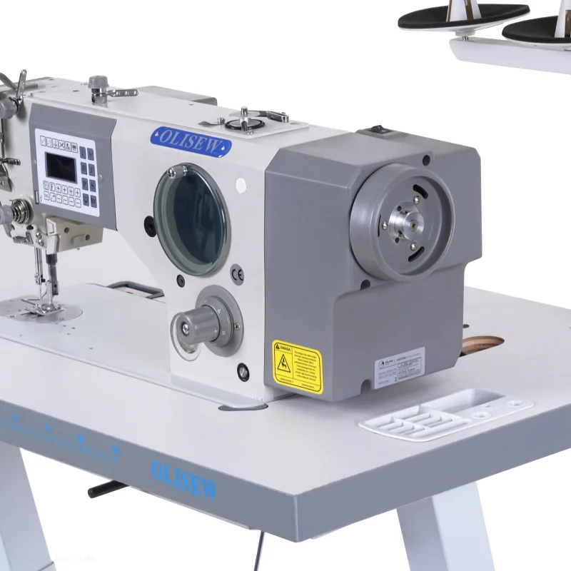 OLISEW OLD-527-7 Zygzak z funkcjami automatycznymi, wymienne krzywki, ciężkie szycie, servo Direct Drive - Maszyny ZYGZAK - Producent Maszyn Do Szycia - Zdjęcie nr  9