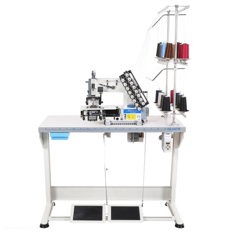 OLISEW OL008-08064P/VWL Maszyna łańcuszkowa 8-igłowa, 16-nitkowa, servo Direct Drive - Maszyny łańcuszkowe - Producent Maszyn Do Szycia - Zdjęcie nr  2