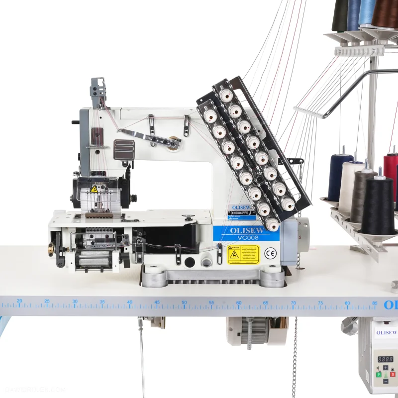 OLISEW OL008-08064P/VWL Maszyna łańcuszkowa 8-igłowa, 16-nitkowa, servo Direct Drive - Maszyny łańcuszkowe - Producent Maszyn Do Szycia - Zdjęcie nr 4