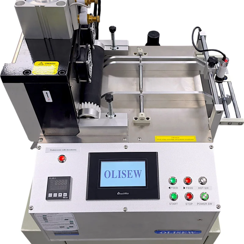 OLISEW OL-130LR Automatyczne urządzenie do cięcia taśmy na zimno i na gorąco 200mm - Zdjęcie 5