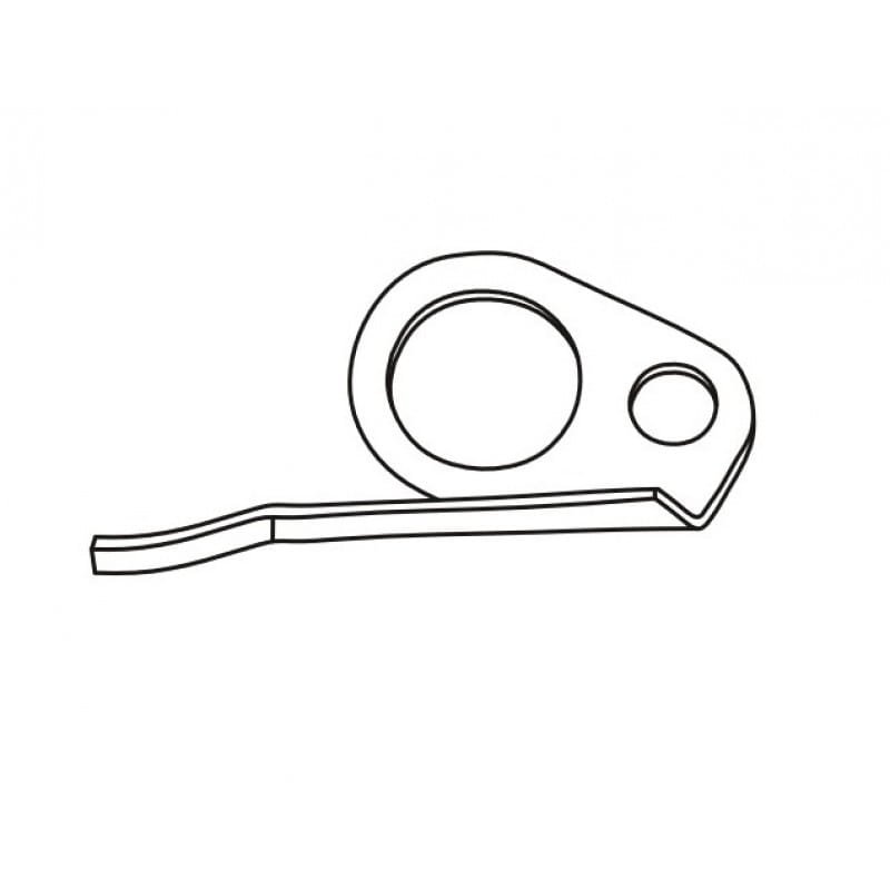 Sprężynka przytrzymująca dolną nitkę po obcięciu nici do maszyny DURKOPP ADLER 867 - Części do maszyn DURKOPP ADLER - Producent Maszyn Do Szycia - Zdjęcie nr  2