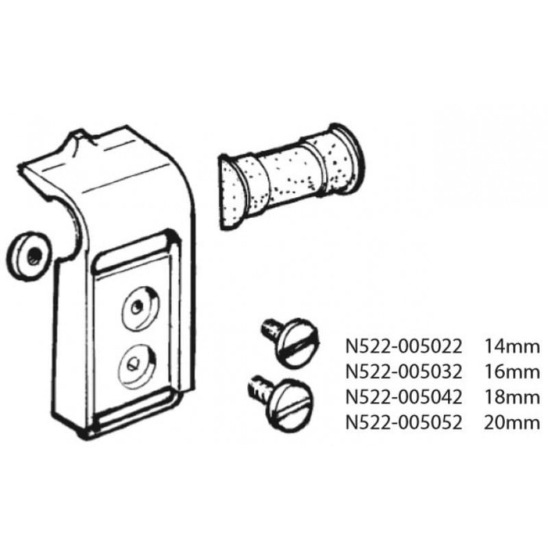 Kompletny prowadnik do wszywania taśmy (szerokość taśmy 10; 12; 14; 16; 18; 20mm) do maszyn DURKOPP ADLER 768; 868,KA768-BG - Części do maszyn DURKOPP ADLER - Producent Maszyn Do Szycia - Zdjęcie nr  1