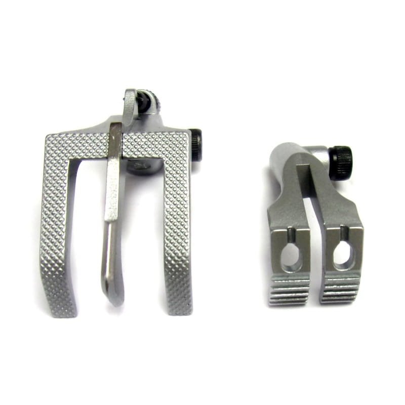 KP767 stopka do rozszywania z mechanicznym prowadnikiem do DURKOPP ADLER 467; 767; 867; 868;  JUKI LU-2260; LU-2860; PFAFF 2545; 2546 OLISEW OL-1760N; OLD-1580-7 - Stopki do dwuigłówek z potrójnym transportem - Producent Maszyn Do Szycia - Zdjęcie nr  3