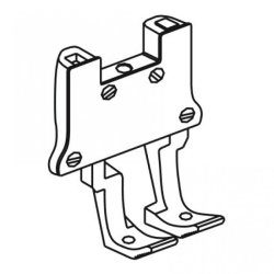 Compensating inner foot for DURKOPP ADLER 467; 767; 867; 868;  JUKI LU-2260; LU-2860; PFAFF 2545; 2546; OLISEW OL-1760N; OLD-1580-7; KP768I