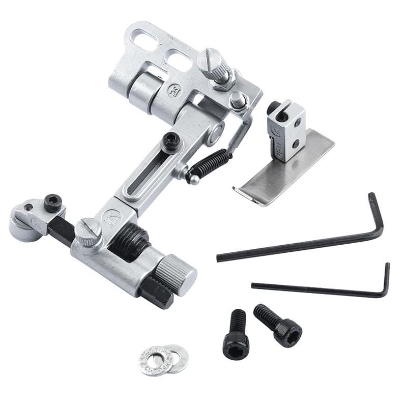 KG867A – Linijka dystansująca do maszyn DURKOPP ADLER 867; 868 W komplecie z prostym liniałem, prowadnik rolkowy o średnicy 14 mm - Liniały i akcesoria do maszyn z potrójnym transportem - Producent Maszyn Do Szycia - Zdjęcie nr  1