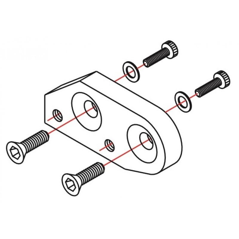 KB267– Uchwyt liniału do maszyn DURKOPP ADLER 267; 268; 269 - Części do maszyn DURKOPP ADLER - Producent Maszyn Do Szycia - Zdjęcie nr  1