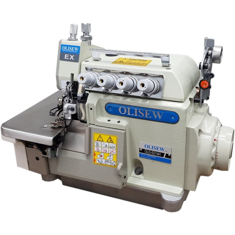 OLISEW OLD-5214H (2x4) Owerlok czteronitkowy, górny transport, servo Direct Drive - Owerloki przemysłowe - Producent Maszyn Do Szycia - Zdjęcie nr  5