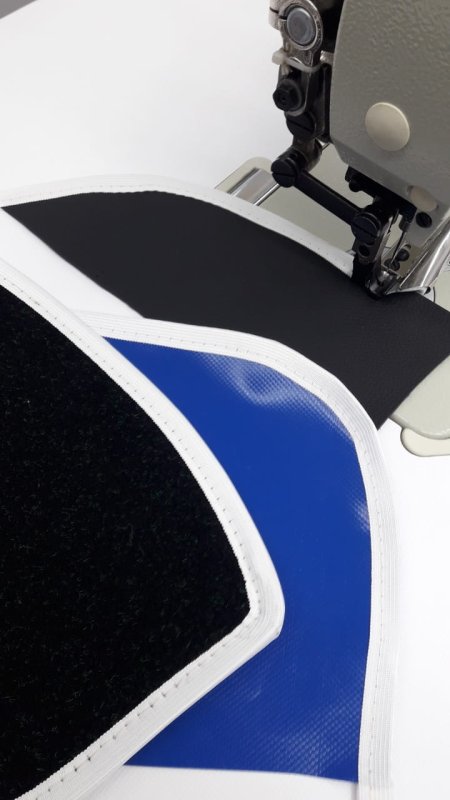 Lamownik 16mm do maszyn z podwójnym transportem dolno ząbkowym - krocząca stopka  - Lamowniki do stębnówek z podwójnym transportem dolno-ząbkowym krocząca stopka - Producent Maszyn Do Szycia - Zdjęcie nr  2