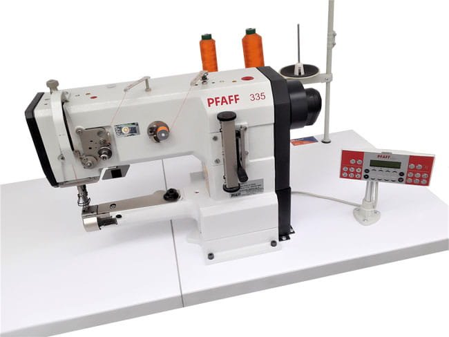 PFAFF 335-G-17/01- 650/03-900/52-911/97- 925/03 BLN Automatyczna stębnówka cylindryczna jednoigłowa, potrójny transport  - Cylindryczne - Producent Maszyn Do Szycia - Zdjęcie nr  2