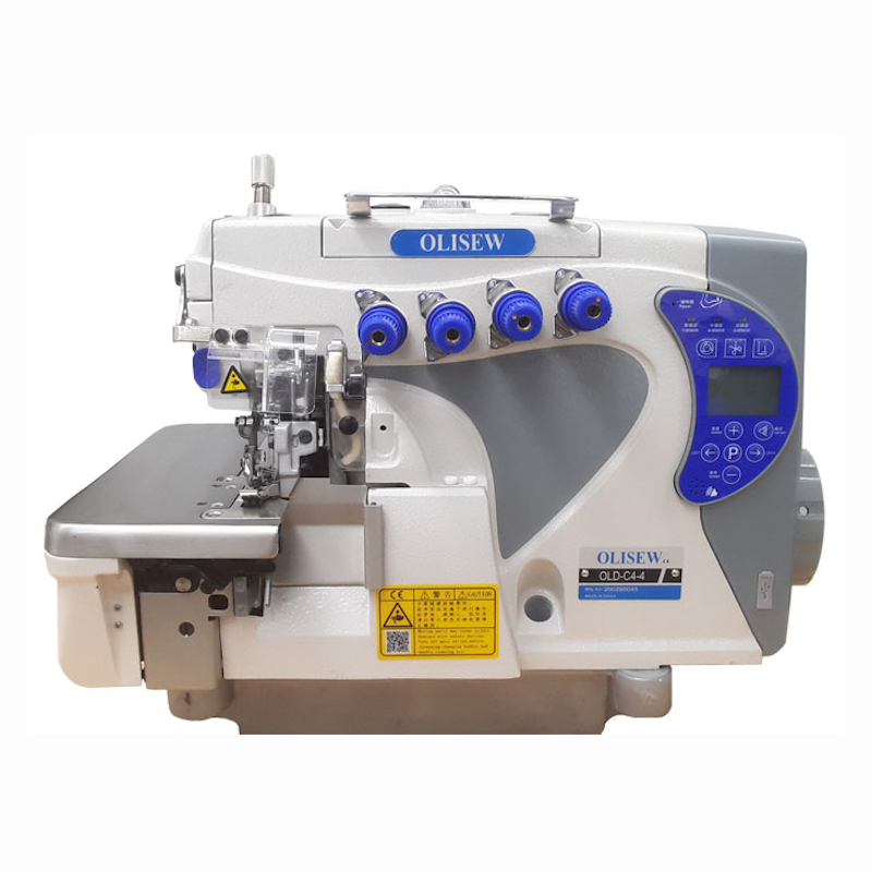 OLISEW OLD-C4-5 Automatyczny owerlok 5-nitkowy z silnikiem servo Direct Drive   - Owerloki - Producent Maszyn Do Szycia - Zdjęcie nr  2