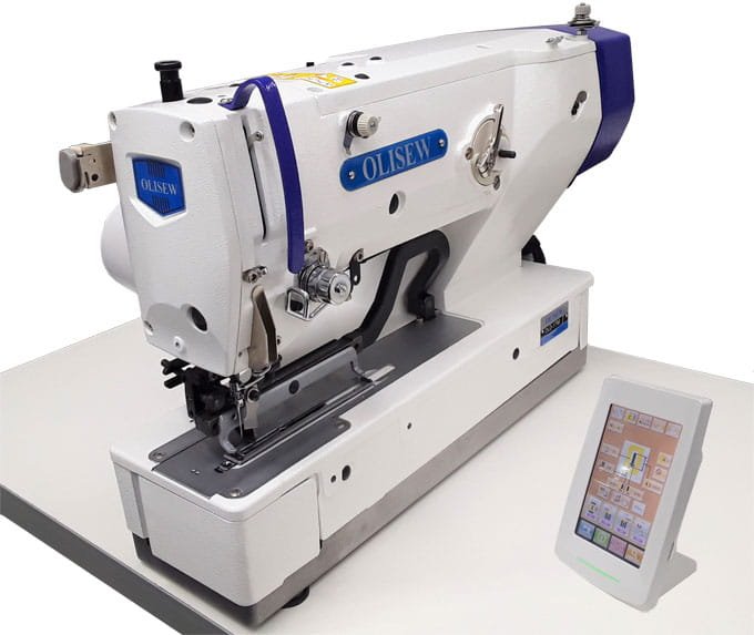 OLISEW OLD-1790 Dziurkarka bieliźniana dwunitkowa, sterowana elektronicznie, servo Direct Drive - Dziurkarki bieliźniane - Producent Maszyn Do Szycia - Zdjęcie nr  7