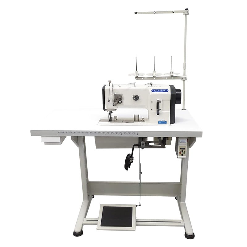 OLISEW OL-1245 Lamowacz płaski, potrójny transport - Lamowacze - Producent Maszyn Do Szycia - Zdjęcie nr  4