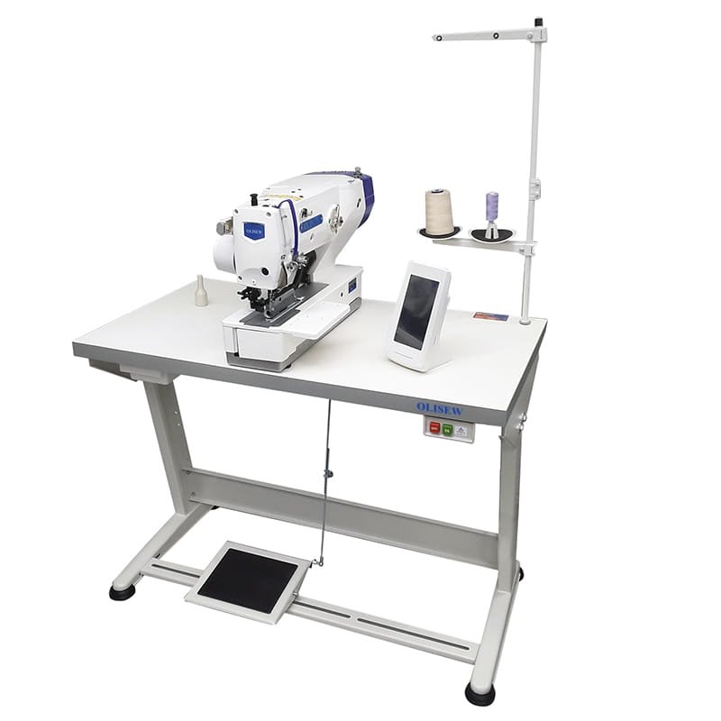 OLISEW OLD-1790 Dziurkarka bieliźniana dwunitkowa, sterowana elektronicznie, servo Direct Drive - Dziurkarki bieliźniane - Producent Maszyn Do Szycia - Zdjęcie nr  8