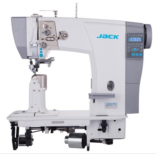 JACK JK-6692 - (S5-92) Maszyna słupowa 2-igłowa z transportem rolkowym, servo DD, LED - Słupowe - Producent Maszyn Do Szycia - Zdjęcie nr  1