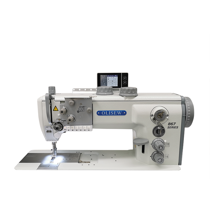 OLISEW OLD-867-190342 Stębnówka z funkcjami automatycznymi, potrójny transport, servo Direct Drive  - Stebnówki - Producent Maszyn Do Szycia - Zdjęcie nr  1