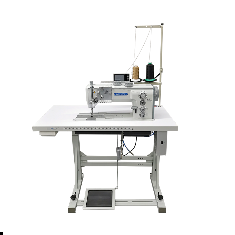 OLISEW OLD-867-190342 Stębnówka z funkcjami automatycznymi, potrójny transport, servo Direct Drive  - Stebnówki - Producent Maszyn Do Szycia - Zdjęcie nr  2