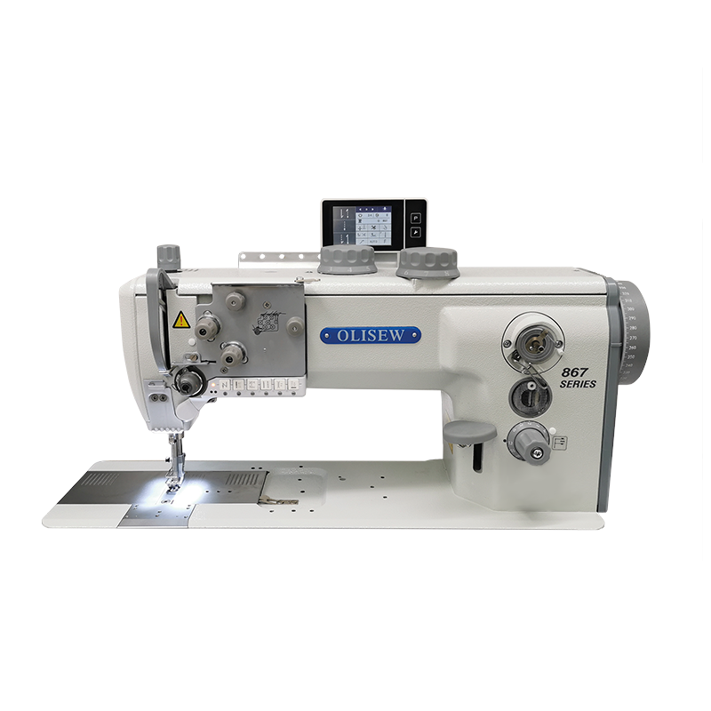 OLISEW OLD-867-190142 Stębnówka z funkcjami automatycznymi, potrójny transport, servo Direct Drive   - Stebnówki - Producent Maszyn Do Szycia - Zdjęcie nr  2