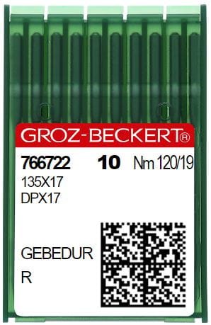 135X17 (R) GEBEDUR Igły dla stębnówek wzmocnione  - ciężkie szycie (10 szt.)  - Igły do stębnówek, dwuigłówek - Producent Maszyn Do Szycia - Zdjęcie nr  5