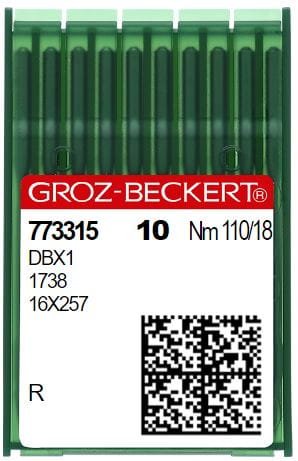 16x231 (R) Ostre igły  do stębnówki  cienką kolba (10 sztuk) - Igły do stębnówek, dwuigłówek - Producent Maszyn Do Szycia - Zdjęcie nr  3