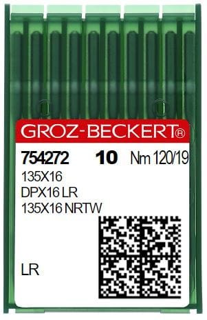 135X16 RTW (LR) Igły dla stebnówek - ciężkie szycie (10 sztuk) - Igły do stębnówek, dwuigłówek - Producent Maszyn Do Szycia - Zdjęcie nr  1