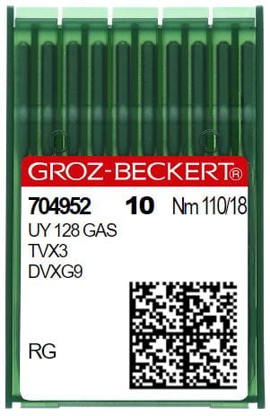 UY128xGAS (RG) Igły  do renderek, maszyn drabinkowych (10 sztuk) - Igły do maszyn łańcuszkowych, drabinkowych - Producent Maszyn Do Szycia - Zdjęcie nr  2